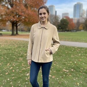 Coaco Tan Suede Jacket Size XL